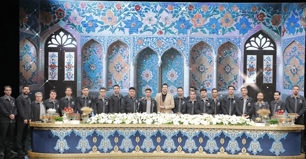 حضور کارکنان شرکت گل‌گهر در برنامه تحویل سال شبکه یک